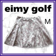 美品✨eimy golf ゴルフ　フレアースカートフラワー柄　ピンクM 美品✨eimy golf ゴルフ フレアースカートフラワー柄 ピンクM
