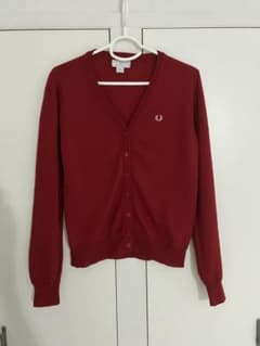 FRED PERRY カーディガン レッドのサムネイル