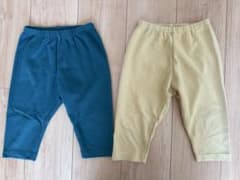 UNIQLO リラックスフィットエアリズムレギンス2枚セット 110㎝のサムネイル