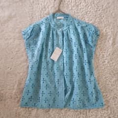 新品✨Ballsey ロロンフラワーエンブロイダリー フレンチスリーブ