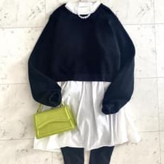 極美品 アドーアADORE クリアストレッチニットプルオーバー 23年