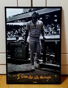 SDパドレス タティスJr MLB！A3サイズポスターフレーム付き② - メルカリ