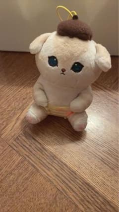 マスコット ぬいぐるみ 茶色の帽子のサムネイル