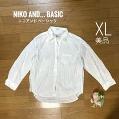 niko and... ニコアンド 綿100% レギュラーシャツ 白 4のサムネイル