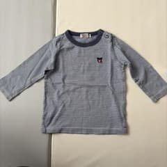 DOUBLE_B MIKI HOUSE ボーダー 長袖Tシャツ Fサイズのサムネイル