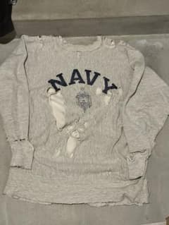 90s Champion NAVY リバースウィーブ スウェット 襤褸 ボロのサムネイル