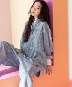 ニコアンド＊新品タグ付き WORK BIG DENIM SHIRT ニコアンド＊新品タグ付き WORK BIG DENIM SHIRT - メルカリ
