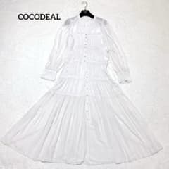 未使用】COCODEAL ココディール ギャザードロストティアードワンピース