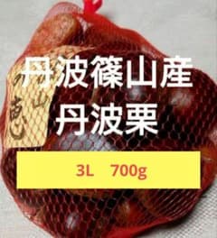 令和8年度　丹波篠山産丹波栗3L700gのサムネイル