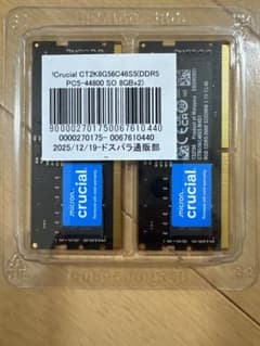 メモリ Crucial DDR5 16GB(8GB×2)のサムネイル