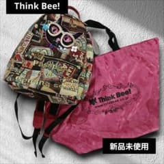 【美品】Think Bee! リュック Passport Cat 猫 保存袋付きのサムネイル