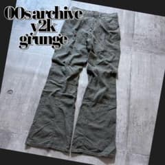 goa系 2000's linen flarepants archive y2k - メルカリ