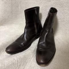 00s agnes b homme Side-zip boots brown - メルカリ