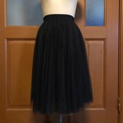 チュールスカート プリーツスカート ロングスカートのサムネイル