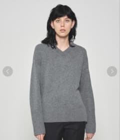 【Mサイズ】NORC ウールカシミアVネックセーター ニット 長袖のサムネイル