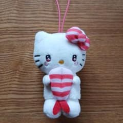 ハローキティ スシローぬいぐるみマスコット えびのサムネイル