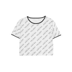eimy istoire ロゴ総柄 半袖Tシャツ バイヤスロゴクロップTシャツのサムネイル