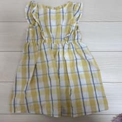 ノースリーブワンピース 100cm チェック柄のサムネイル