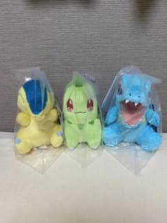 ポケモン 一番くじ D賞 ジョウト地方 旅立ちの3匹 ぬいぐるみ