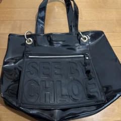 SEE BY CHLOE Enamel Logo Tote Bag