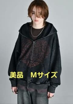 【土日限定値下げ】ヴィンテージメイクデザイン ヘビーウエイトダブルジップパーカーのサムネイル