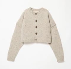SHISHIKUI ミックスカーディガン　グレージュのサムネイル