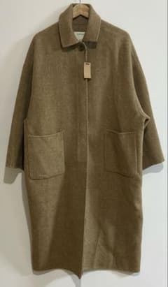 nokcha original ハンドメイド ヘリンボーンオーバーウールコート 