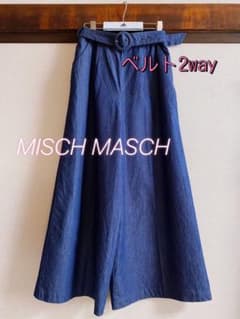 MISCH MASCH (ミッシュマッシュ)２WAY ワイドパンツ デニムのサムネイル