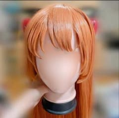 新世紀エヴァンゲリオン　アスカ　コスプレ　ウィッグ　完成品　カットセット済み エヴァ アスカ セット済ウィッグ インターフェイス付 コスプレウィッグ