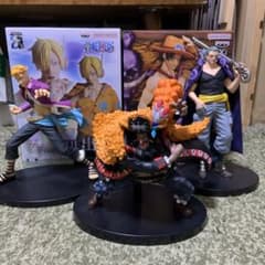 箱なし ワンピース フィギュア　 サンジ　マルコ　ティーチ　ベックマン エース