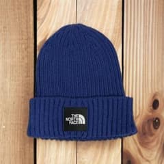 【最終値下げ】THE NORTH FACE ニット帽 ブルー 青のサムネイル