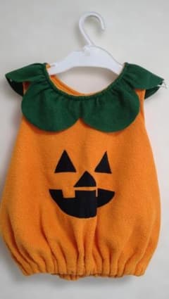 【80㌢】ハロウィン かぼちゃ コスチューム ベビー 仮装 パンプキンのサムネイル