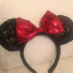 ディズニーカチューシャ ミニー スパンコールのサムネイル