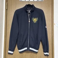 VAN刺繍ロゴ付きネイビージップアップジャージのサムネイル