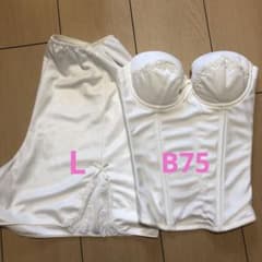 ブライダルインナー　上下B75/ Lのサムネイル