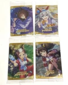 ウマ娘　プリティダービー　ウエハース　第2弾　スーパーレア　4枚セット