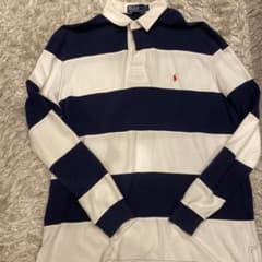 Polo by Ralph Lauren ラガーシャツ 長袖ボー ダーLサイズのサムネイル