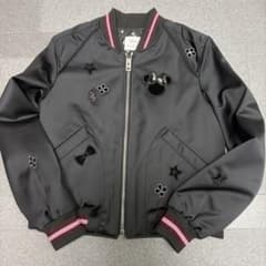 コーチコラボ ミッキー刺繍 ブラックサテンスタジャン - メルカリ