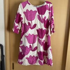 marimekko チューリップ柄 ワンピース 38のサムネイル