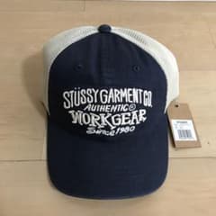 Stussy 25ss WORKGEAR STRAPBACK NAVY ②