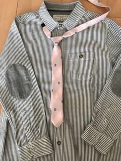 卒園式　発表会　シャツZARA　ネクタイBeBeのサムネイル