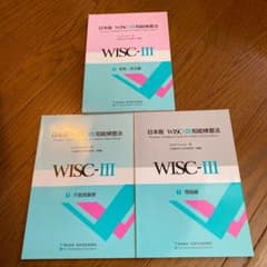 WISC-III マニュアル3冊セットのサムネイル