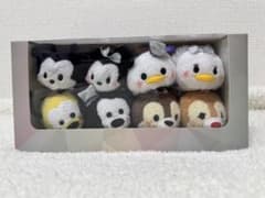 [박스 포함] Disney 100 디즈니 스토어 툼툼 봉제 인형 8 체 세트