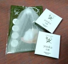 洗顔石鹸 悠香茶のしずく石鹸 60g×2個 洗顔用泡立てネット1個付 - メルカリ