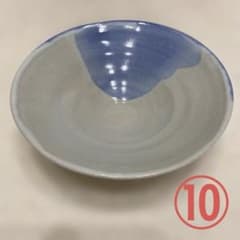 ⑩平茶碗　抹茶茶碗　抹茶碗　陶印有　茶道具のサムネイル