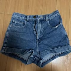 デニムショートパンツハイウエスト アメリカンアパレル アメアパのサムネイル
