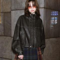 whoswhogallery ヴィンテージライク レザージャケット Fサイズのサムネイル