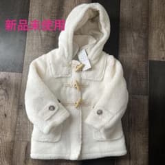 petit main ボア ダッフルコート 110cmのサムネイル