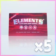 手卷 耗材 Elements 经典元素 常规尺寸 纯米慢燃卷纸 100张×5册のサムネイル