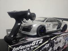 京商 1/8 インファーノ GT2 レーススペック 低走行 プロポ・箱付 京商 1/8 インファーノ GT2 レーススペック 低走行 プロポ・箱付